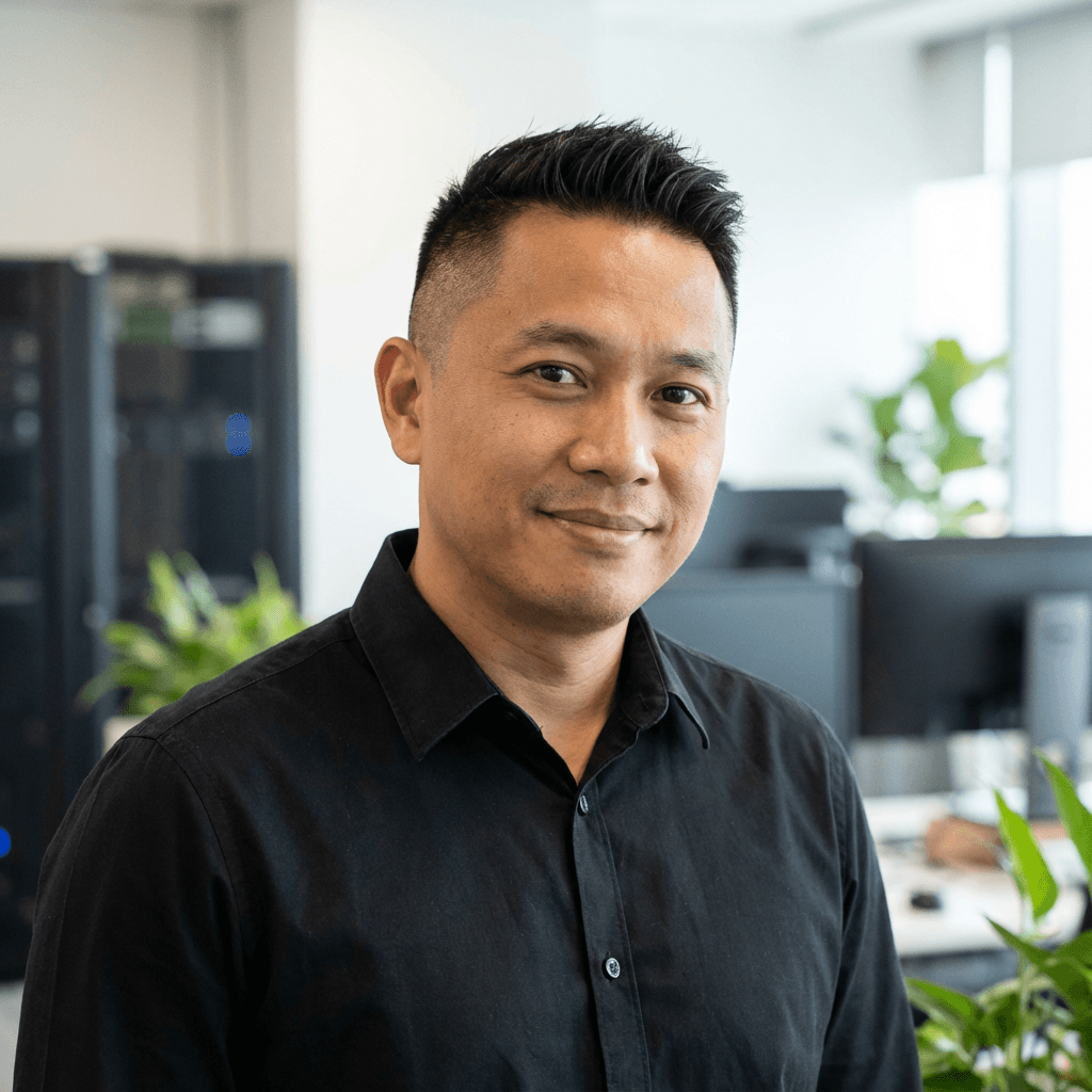Marcus Chen in his office
